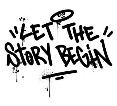 texto let the story begin